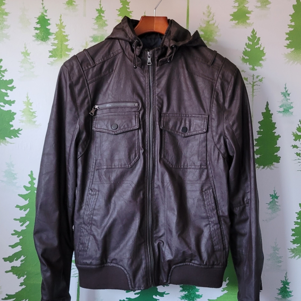 Mens Small INC International Concepts Brown Jacket.